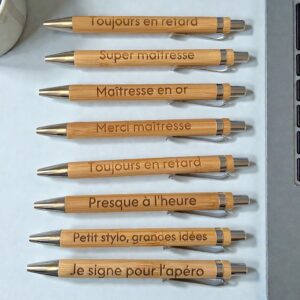 Stylo gravé 100% personnalisé